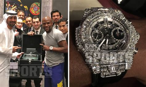 Mayweather splashes .1m on diamond encrusted watch